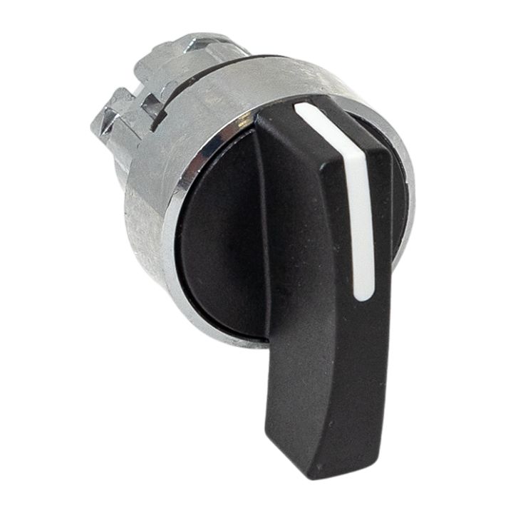 Исполнительный механизм переключателя ХB4 на 2 положения с фиксацией, без подсветки с длинной ручкой IP65 EKF XB4BJ2F-65