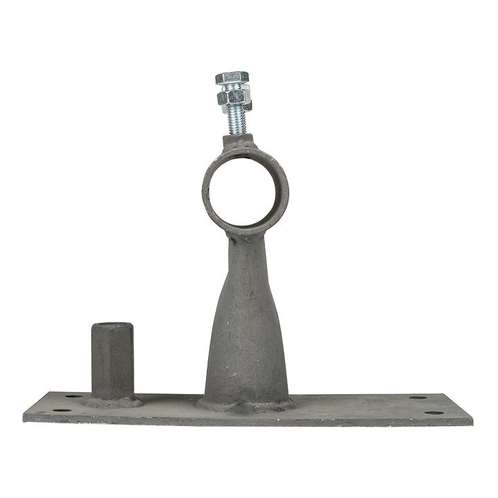 Фото товара Держатель мачты молниеприемника к стене, D=40мм, вынос 100мм с гайкой PROxima lp-l0100