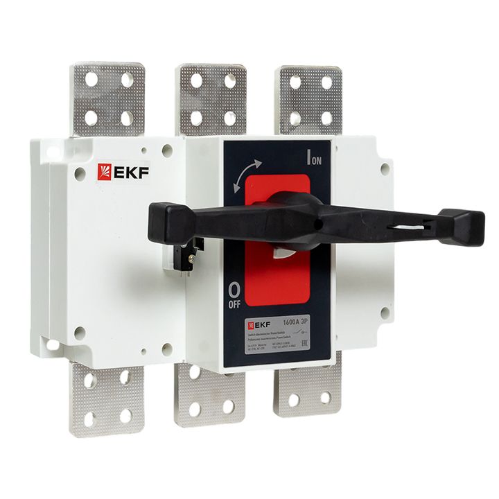 Рубильник-выключатель 1600A 3P c рукояткой управления для прямой установки PowerSwitch PROxima psds-1600-3