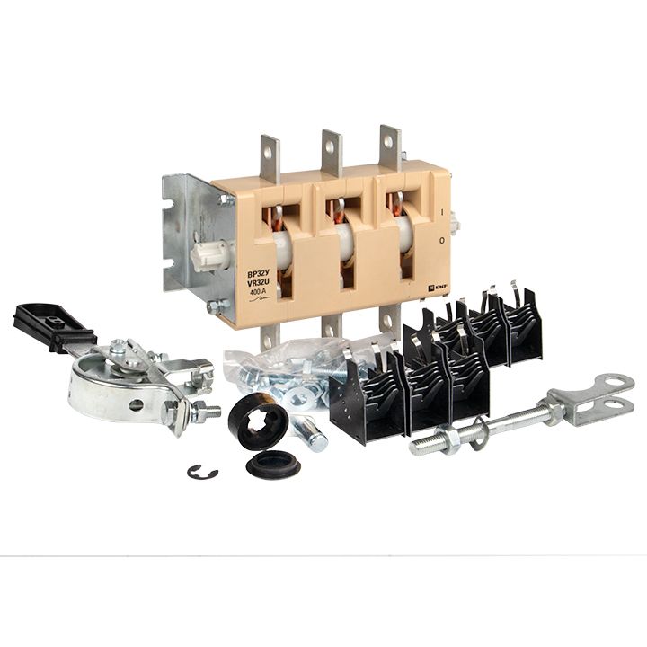 Выключатель-разъединитель ВР32У-37A31240-R 400А 1 напр. с дугогасит. камерами с передней смещенной рукояткой MAXima uvr32-37a31240-r