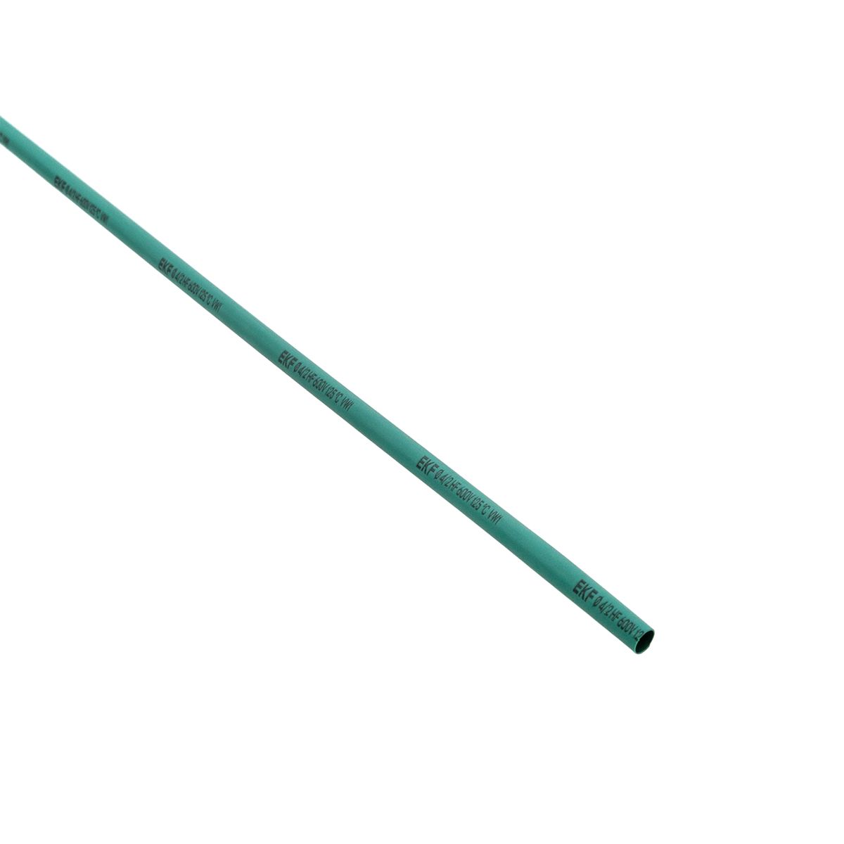 Термоусаживаемая трубка ТУТ нг 4/2 зеленая в отрезках по 1м PROxima tut-4-j-1m