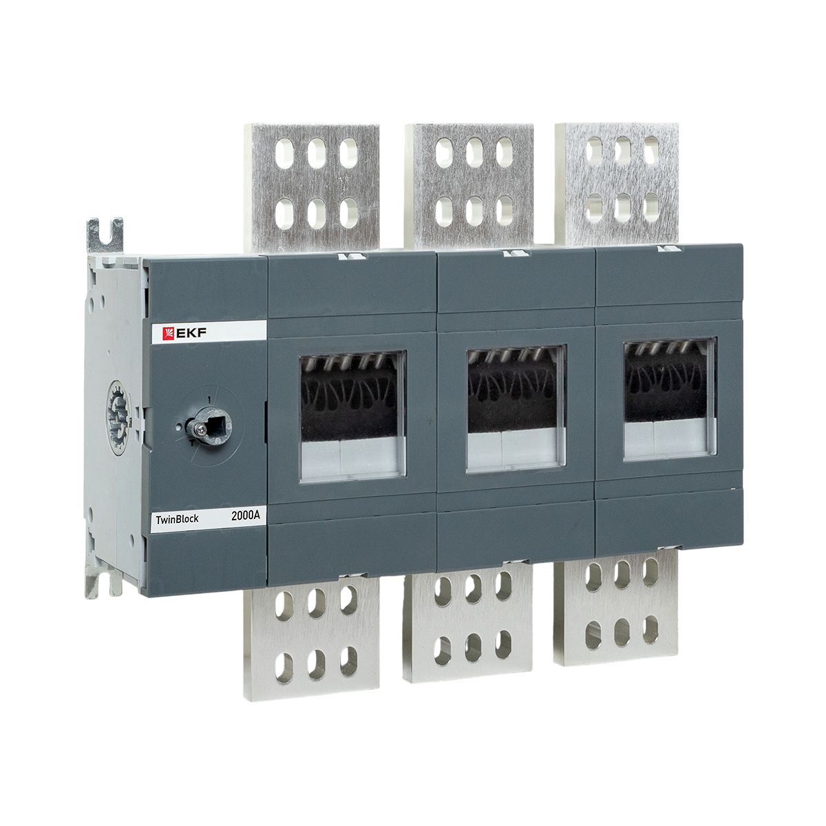 Рубильник 2000A 3P без рукоятки управления TwinBlock EKF tb-s-2000-3p