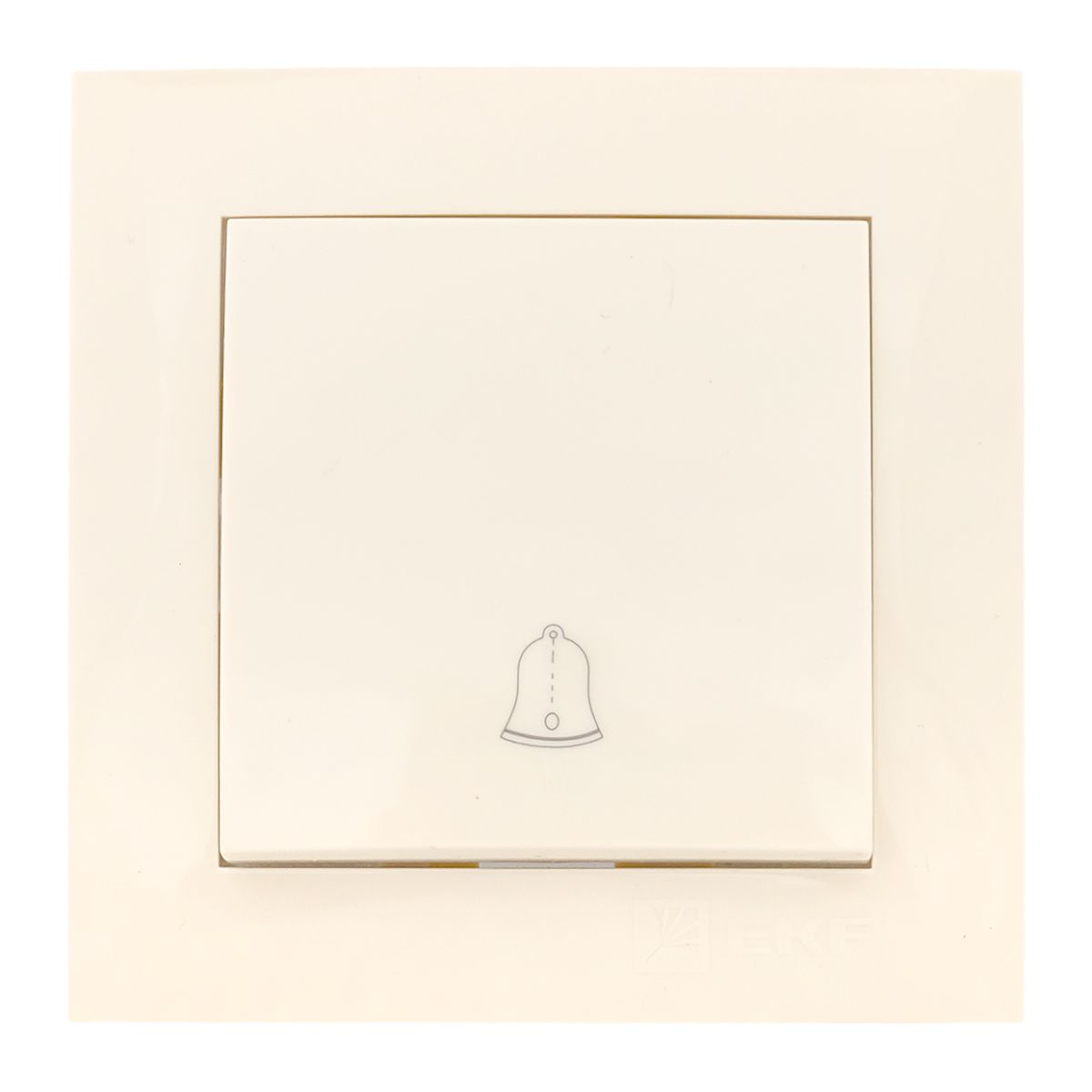 Валенсия кнопка звонка 10А кремовая PROxima EWV10-026-20