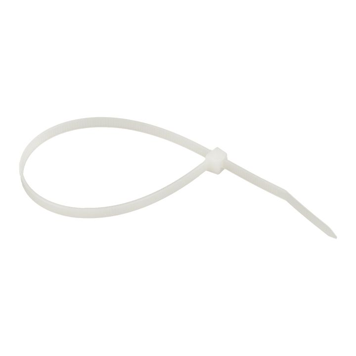 Хомут кабельный 4.8х250 нейл. бел. (уп.100шт) plc-c-4.8x250