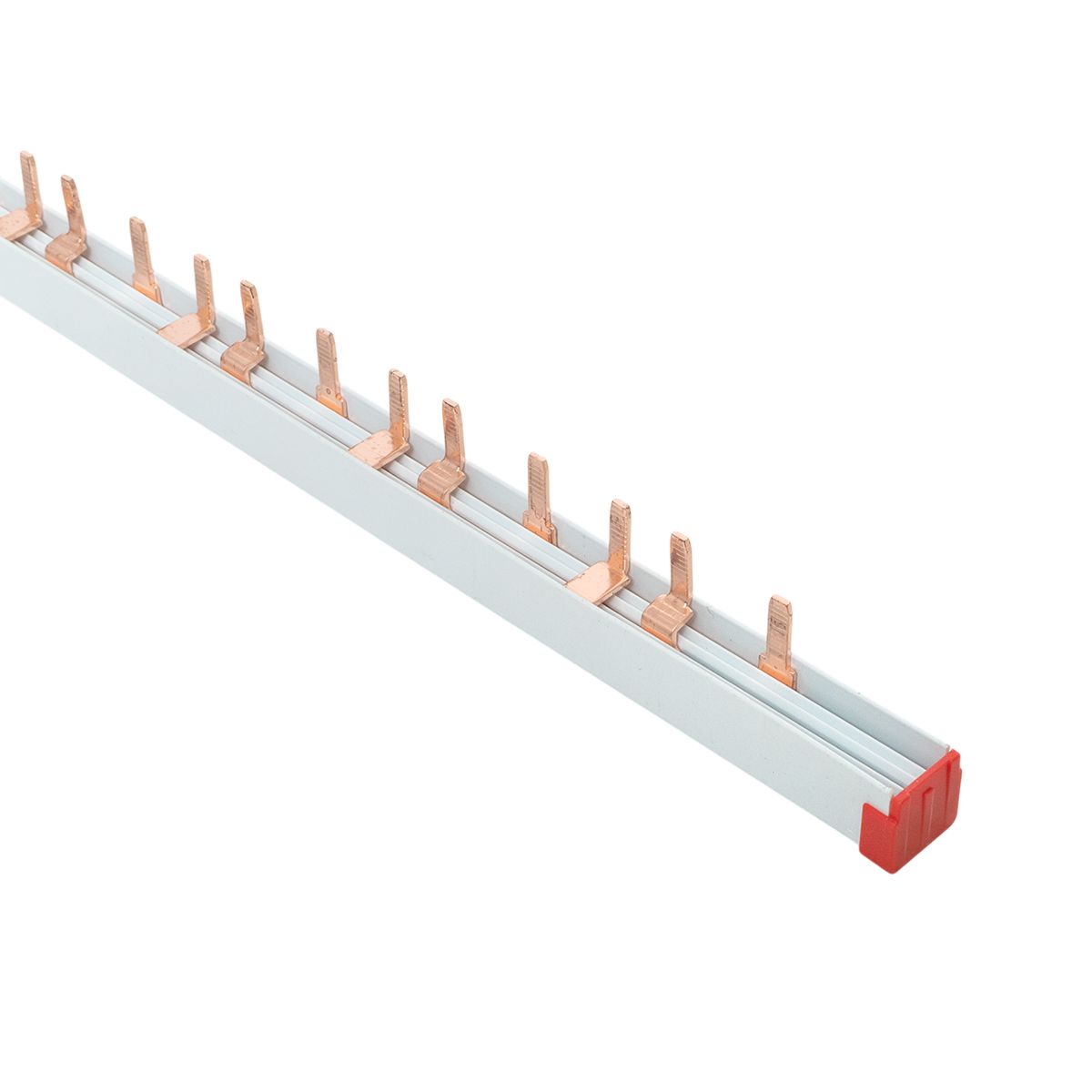 Фото товара Шина соединительная PIN 3ф 63А мед. изол. 54мод (дл.1м) pin-03-63