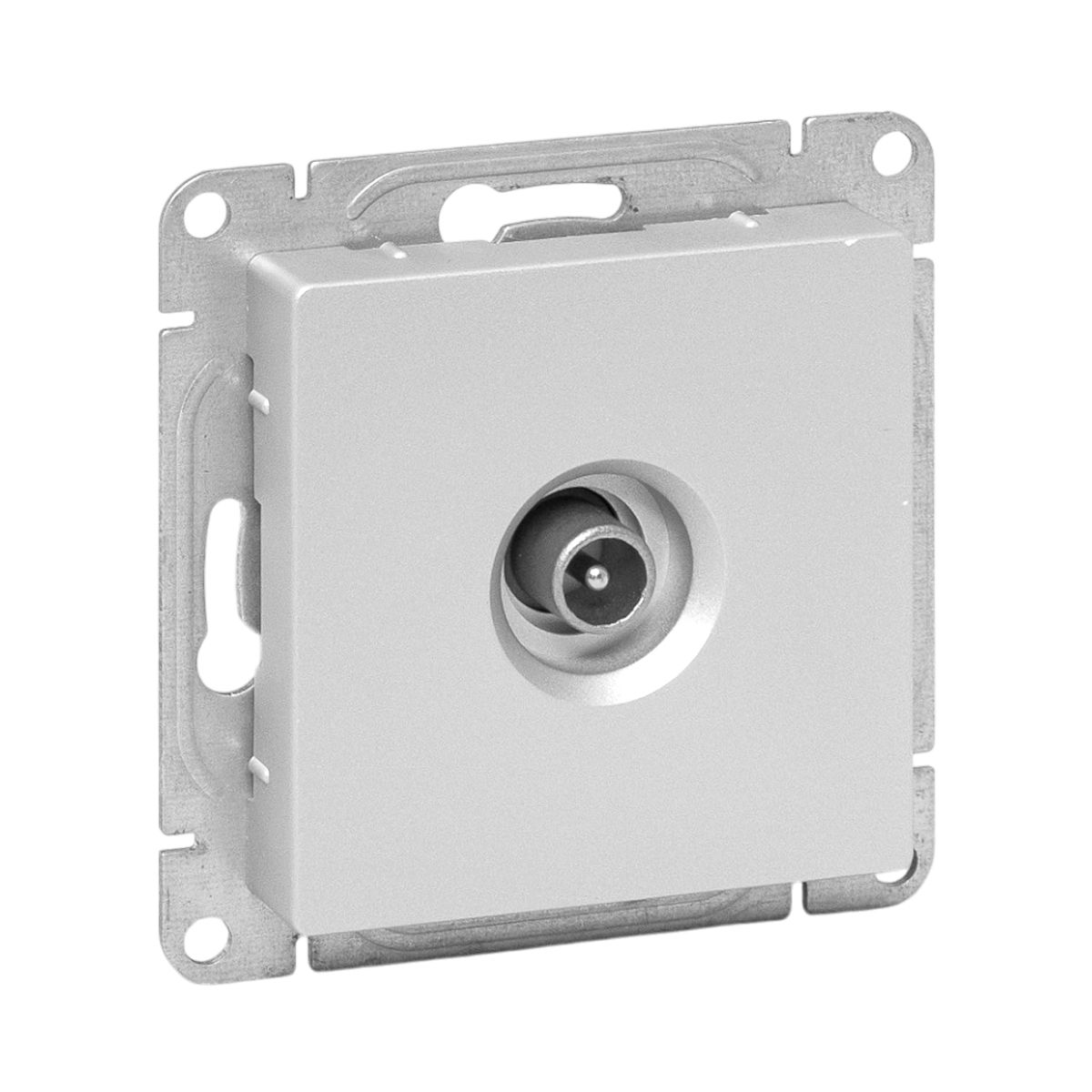 Механизм розетки TV, оконечная, алюминий Эпика EKF UP1-SOA-TV-3