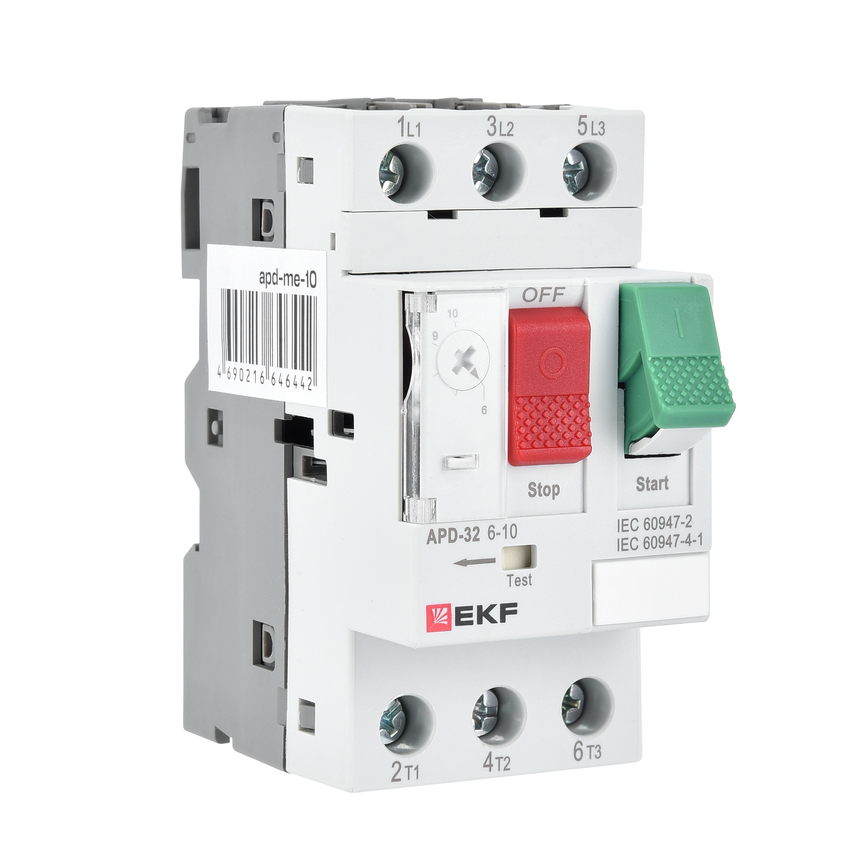 Автомат пуска двигателя АПД-32 0,4-0,63А EKF apd-me-0.63