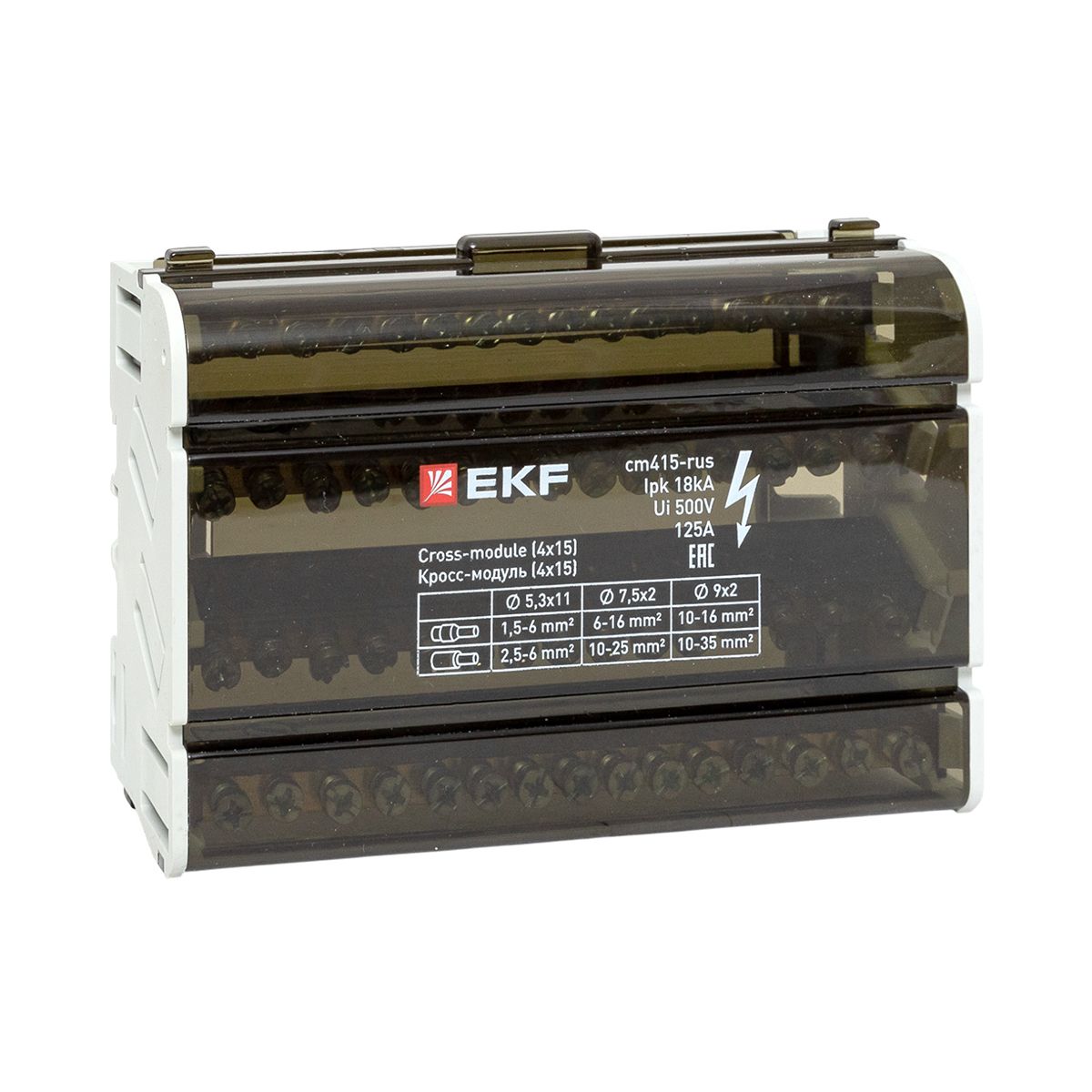 Фото товара Кросс-модуль (4x15) 125A EKF cm415-rus