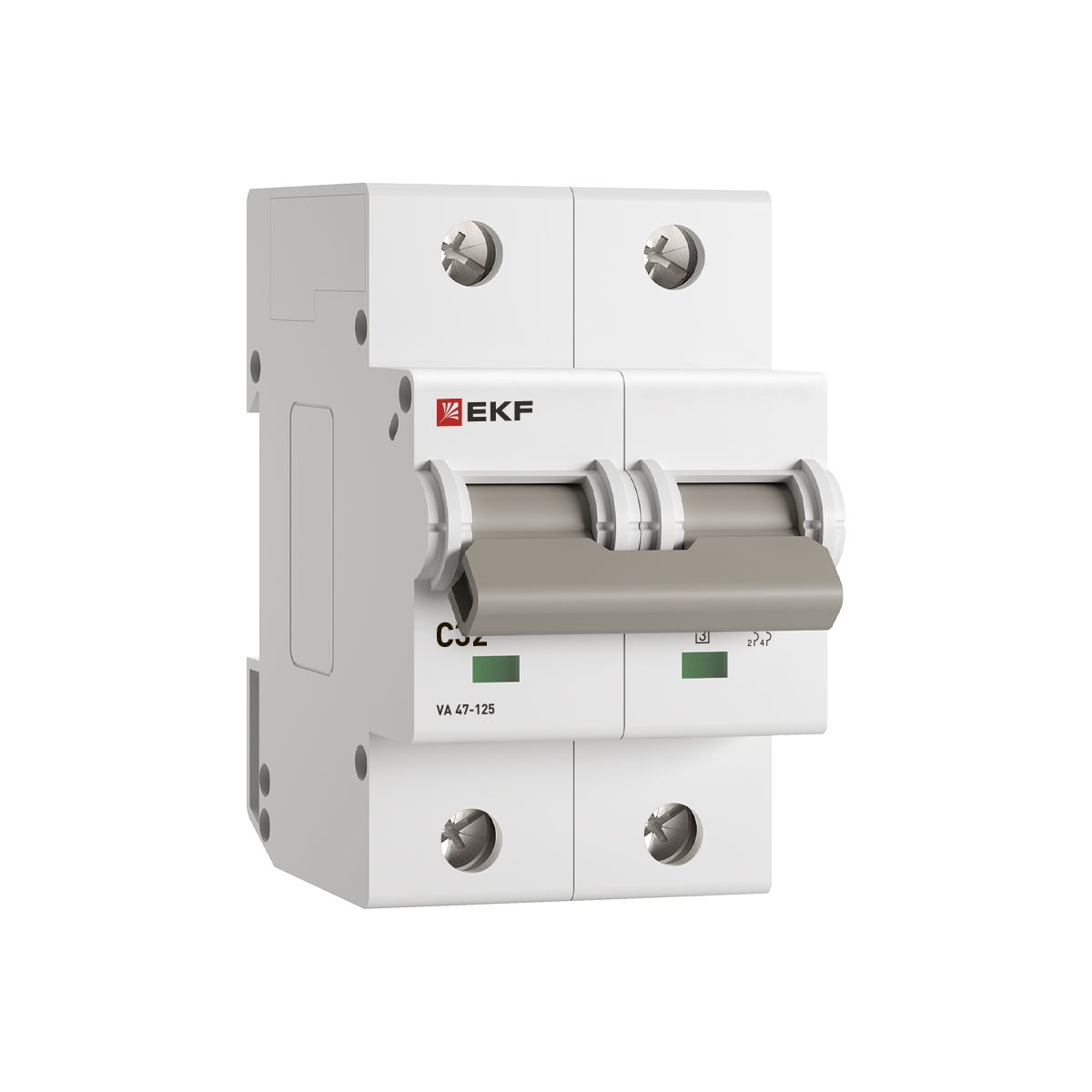 Фото товара Автоматический выключатель ВА 47-125 2P 32А (C) 15кА PROXIMA EKF mcb47125-2-32C