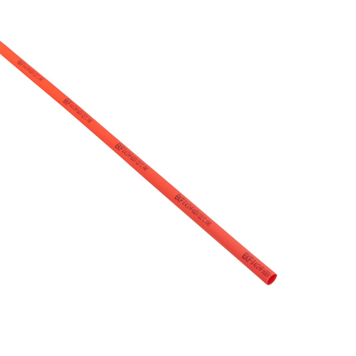 Термоусаживаемая трубка ТУТ нг 4/2 красная в отрезках по 1м PROxima tut-4-r-1m