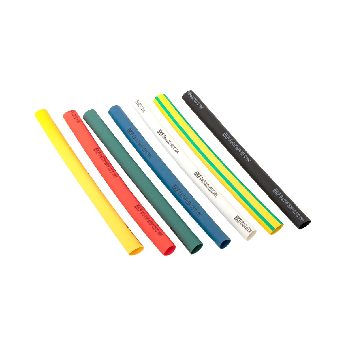 Набор трубок термоусадочных ТУТ нг тонкостен. 6/3 (7 цветов по 3шт 100мм) tut-n-6