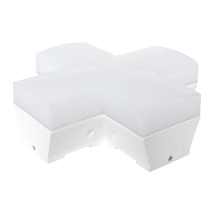 Фигурный коннектор для светодиодных линейных светильников ДБО-X белый 12Вт 4000К IP20 LUMA EKF LBL-X-12-W-4000