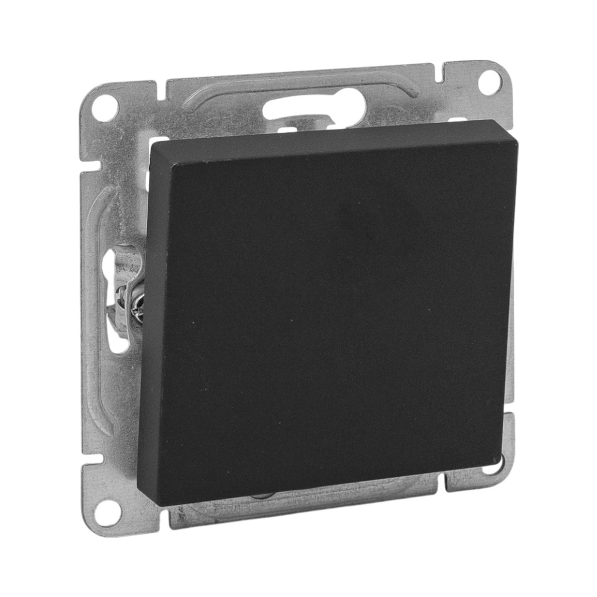 Механизм выключателя, одноклавишный, перекр-стный, ч-рный Эпика EKF UP1-SWB-12