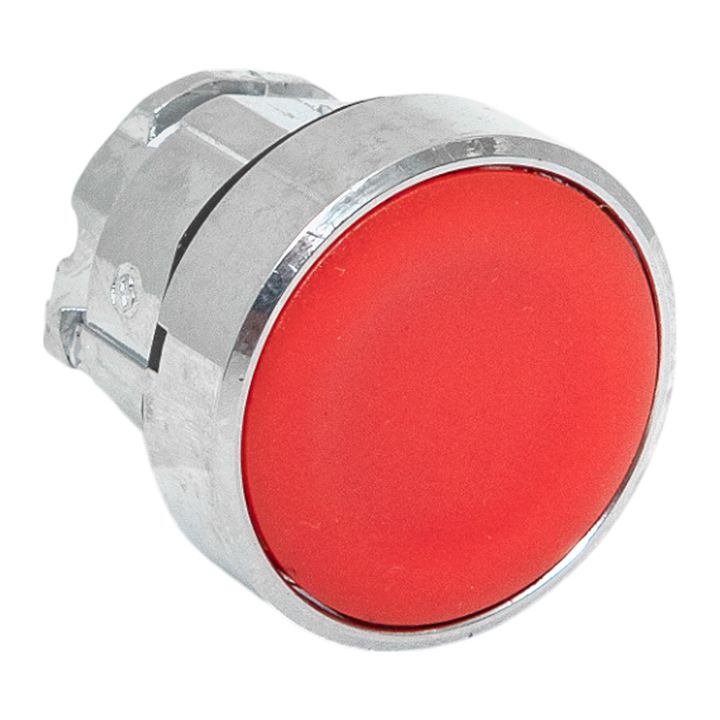 Исполнительный механизм кнопки XB4 красный плоский возвратный без фиксации, без подсветки IP65 EKF XB4BA-R-65