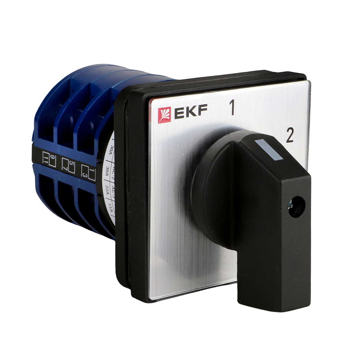 Переключатель кулачковый ПК-1-53 32А 3P -1-2- IP65 EKF pk-1-53-32-65