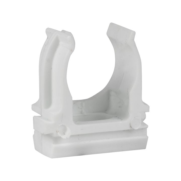 Крепеж-клипса d20 мм (10шт) белая Plast derj-z-20-white