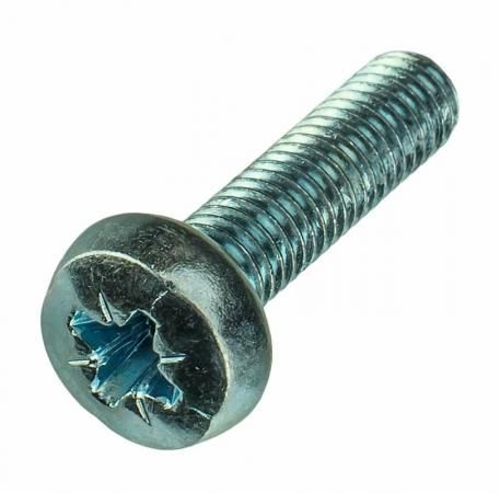 Винт 6x12 с полусферической головкой и крестообразным шлицем DIN 7985 EKF wp6x12