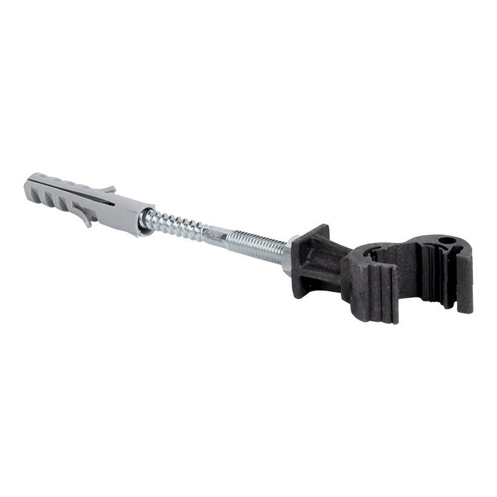 Фото товара Держатель фасадный пластиковый с дюбелем L=120мм PROxima lp-41120