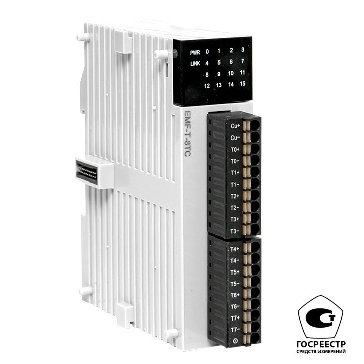 Фото товара Модуль ввода термопар EMF 8 PRO-Logic EKF (с поверкой) EMF-T-8TC-V
