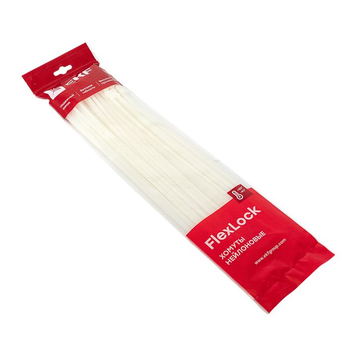 Хомут P6.6 стандартный (б), 4.8x350 (100шт) FlexLock PROxima plc-fl-ctsw-4.8x350