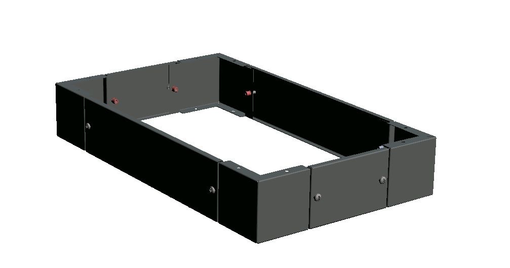 Цоколь 100х800х400мм (ЩРНМ-8L, ЩРНМ-9L) PROxima c-100x800