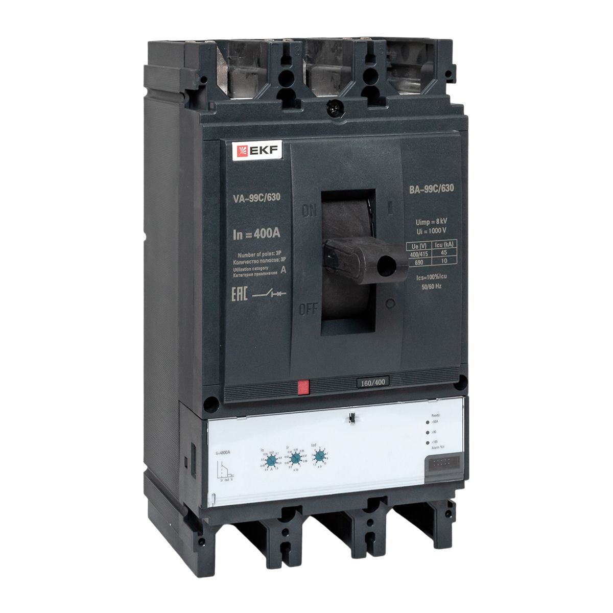 Выключатель автоматический ВА-99C (Compact NS) 630/400А 3P 45кА EKF PROxima(кр.4шт)