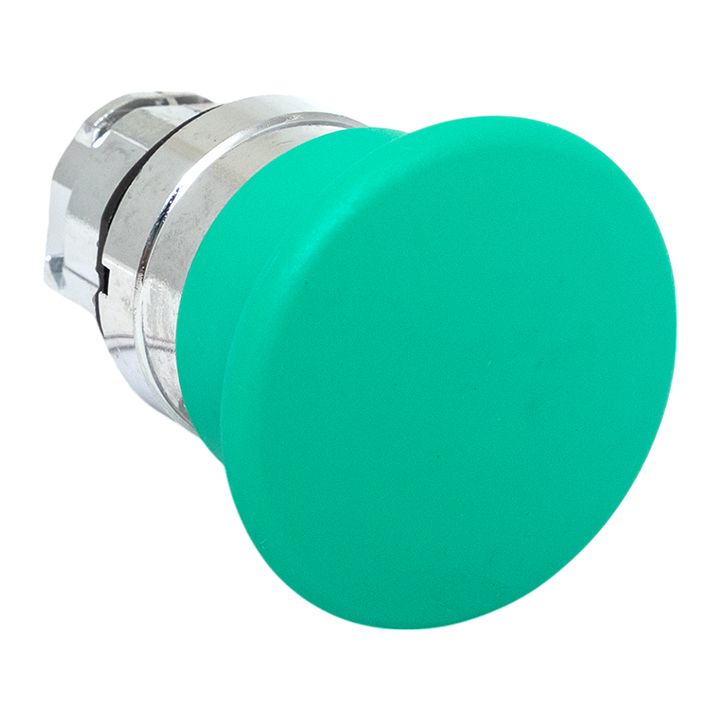 Исполнительный механизм кнопки XB4 "Грибок" зеленый возвратный без фиксации без подсветки IP65 EKF XB4BC-G-65