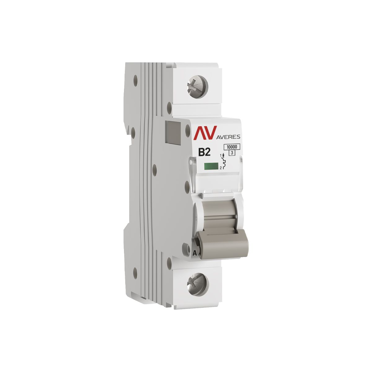 mcb10-1-02B-av Выключатель автоматический AV-10 1P 2A (B) 10kA EKF AVERES(кр.120шт)