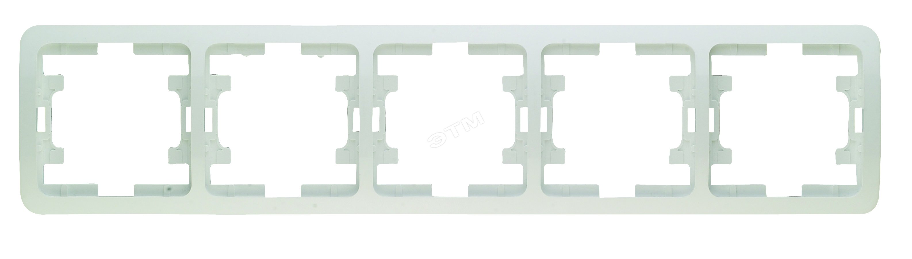 Фото товара Рамка 5-м Mimoza горизонт. бел. 22059