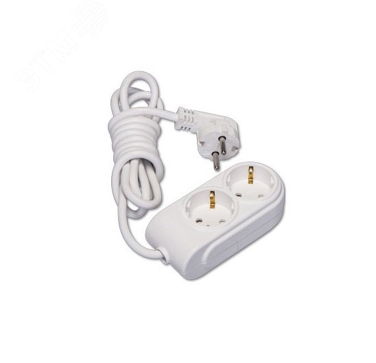 Удлинитель 2х3м с заземл. 16А IP20 защ. шторки N2210043