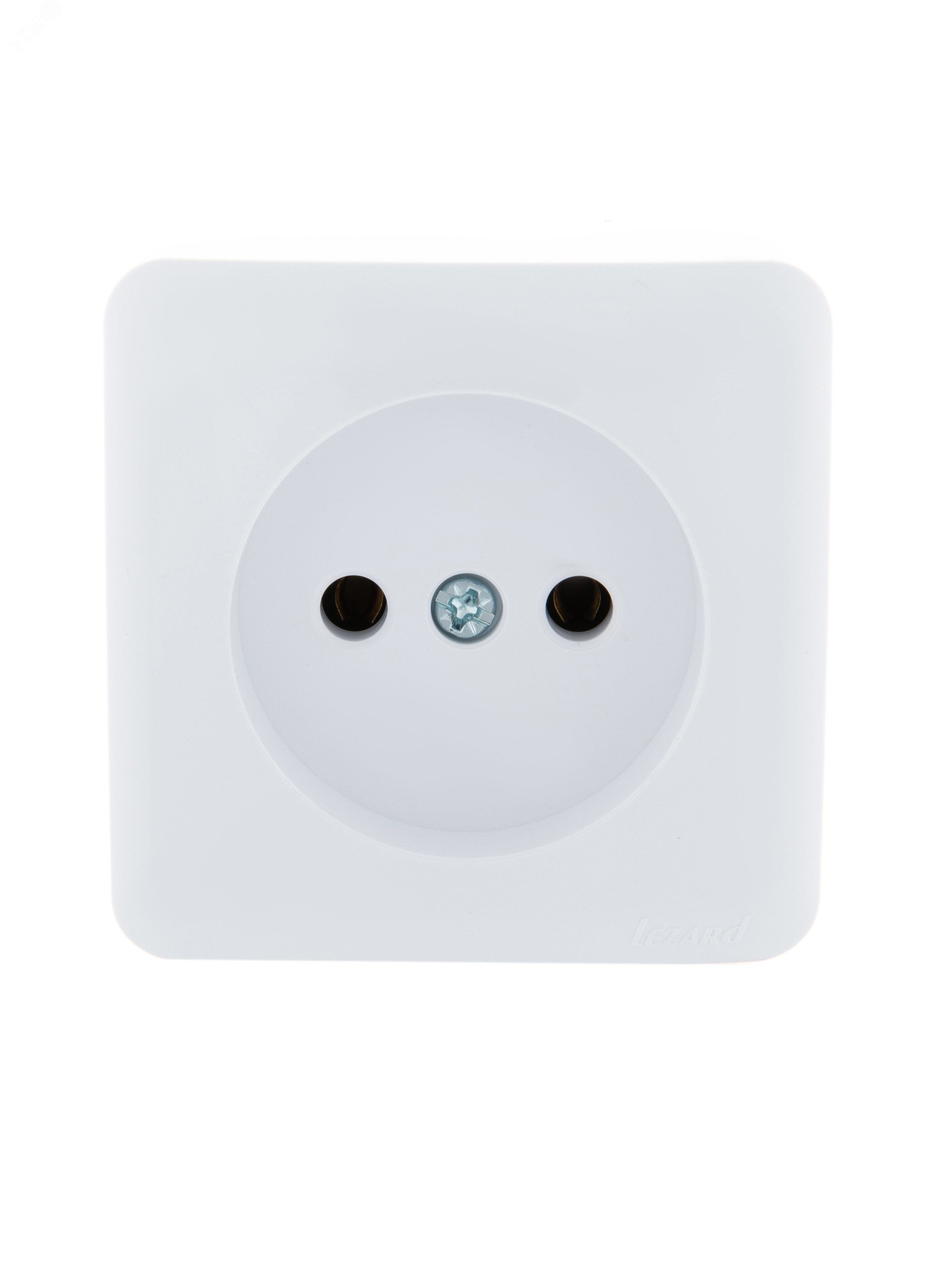 Розетка 1-м ОП Viola 16А IP20 без заземл. бел. 751-0200-121