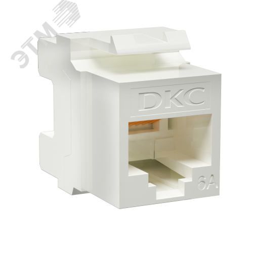 Модуль Keystone RJ45 CAT6А неэкранированный(UTP), 180 градусов, белый(форм-фактор A10) RNK6AU180WH