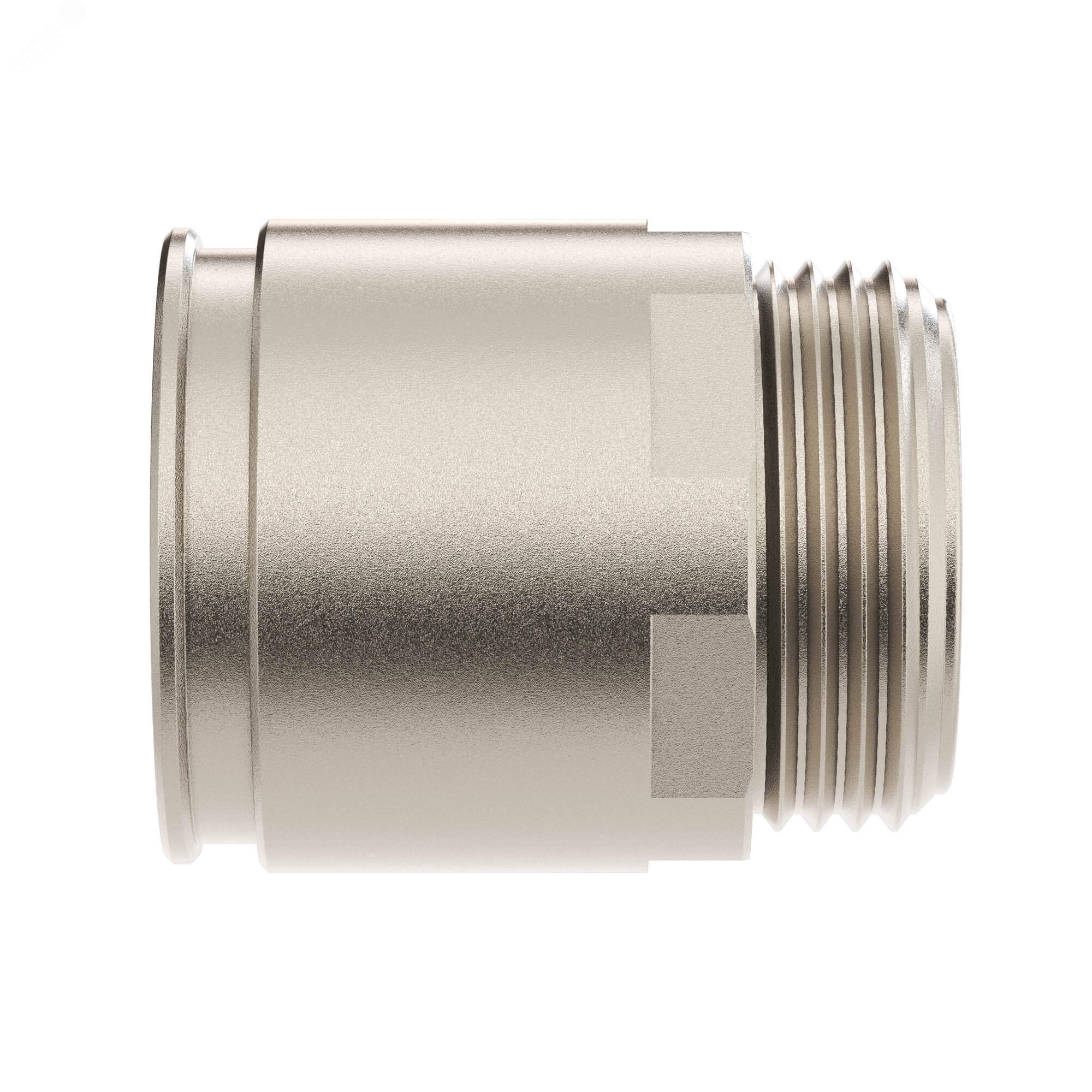 Муфта труба-коробка д.32мм, IP66/IP67, М32х1,5, никелированная латунь 6111-A32N