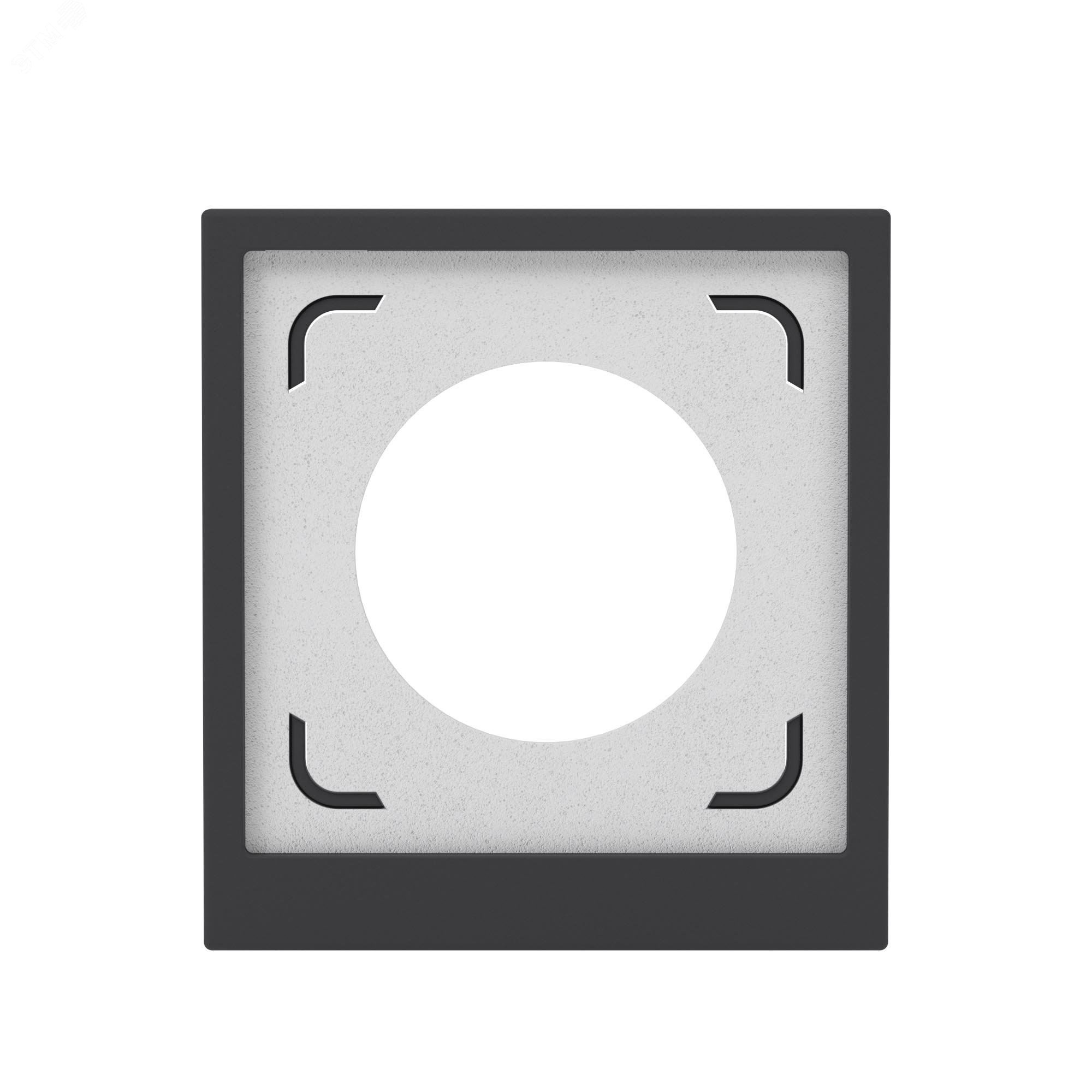 Рамка 1 пост IP44, KANT, черный уголь 7012942