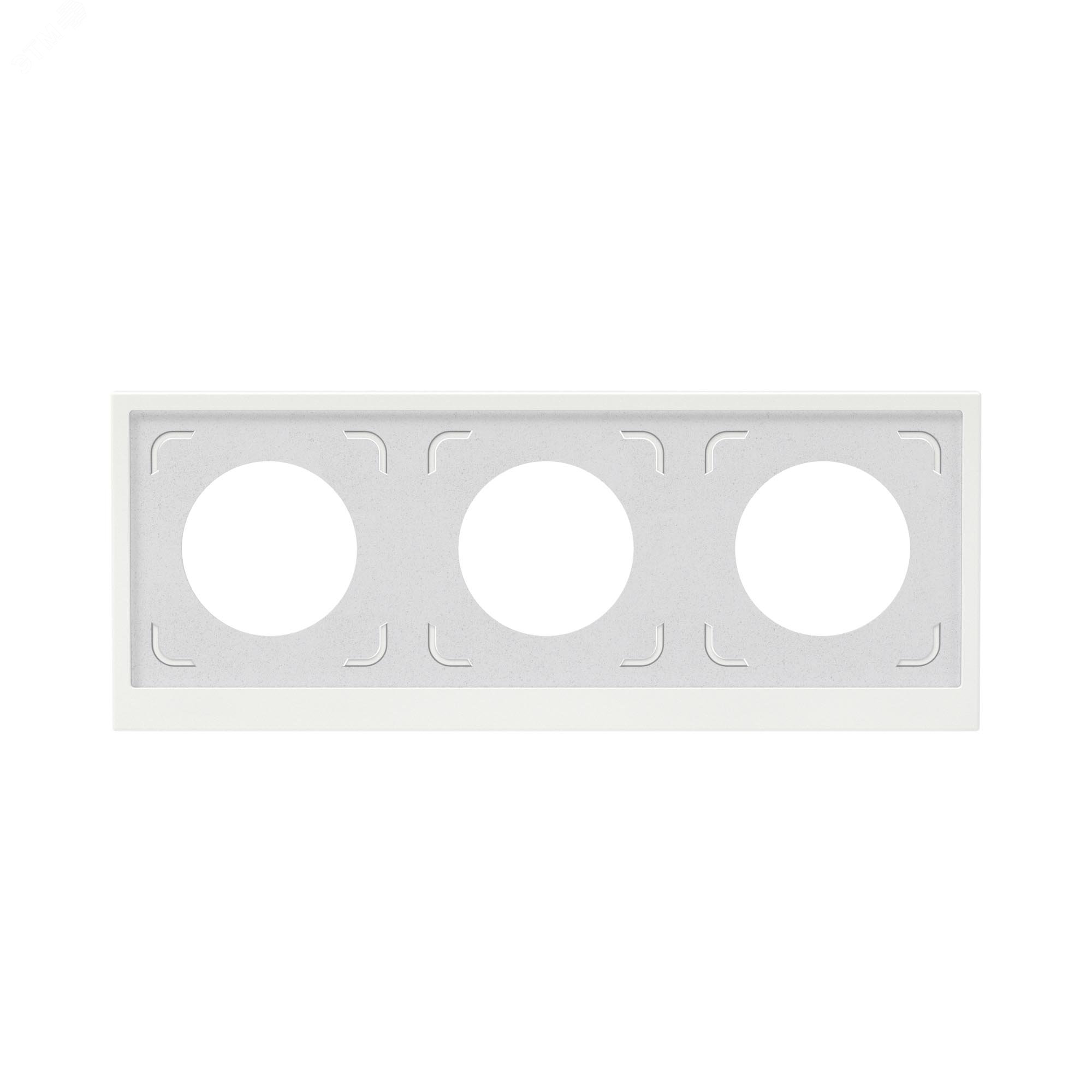 Рамка 3 поста IP44, KANT, белая магнолия 7000946