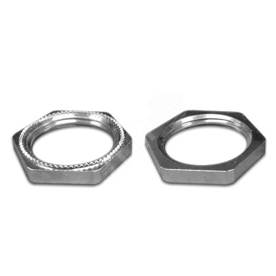 Гайка заземляющая M16x1,5 никелированная латунь 6006EMC-16A