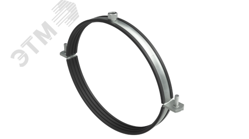 Хомут для воздуховодов с изоляцией с гайкой М8 для труб d 200 мм BHV21200