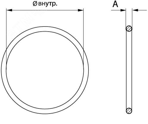 Кольцо уплотнительное DN 10 мм 9х1,5 PAR10