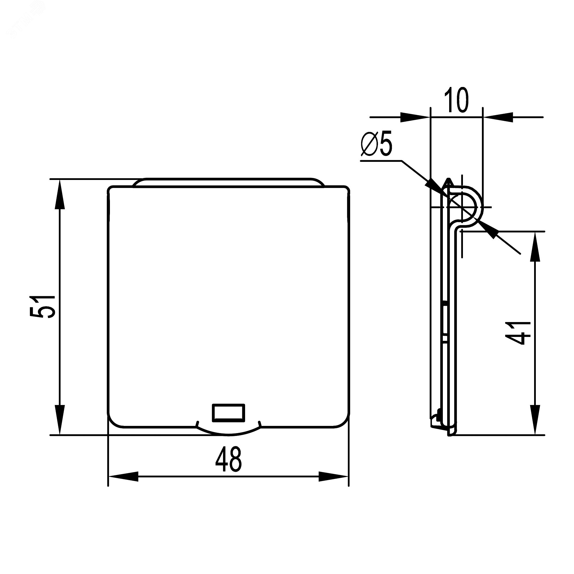 Таблица маркировочная для пров. лотка (уп.10шт) DKC FC37008