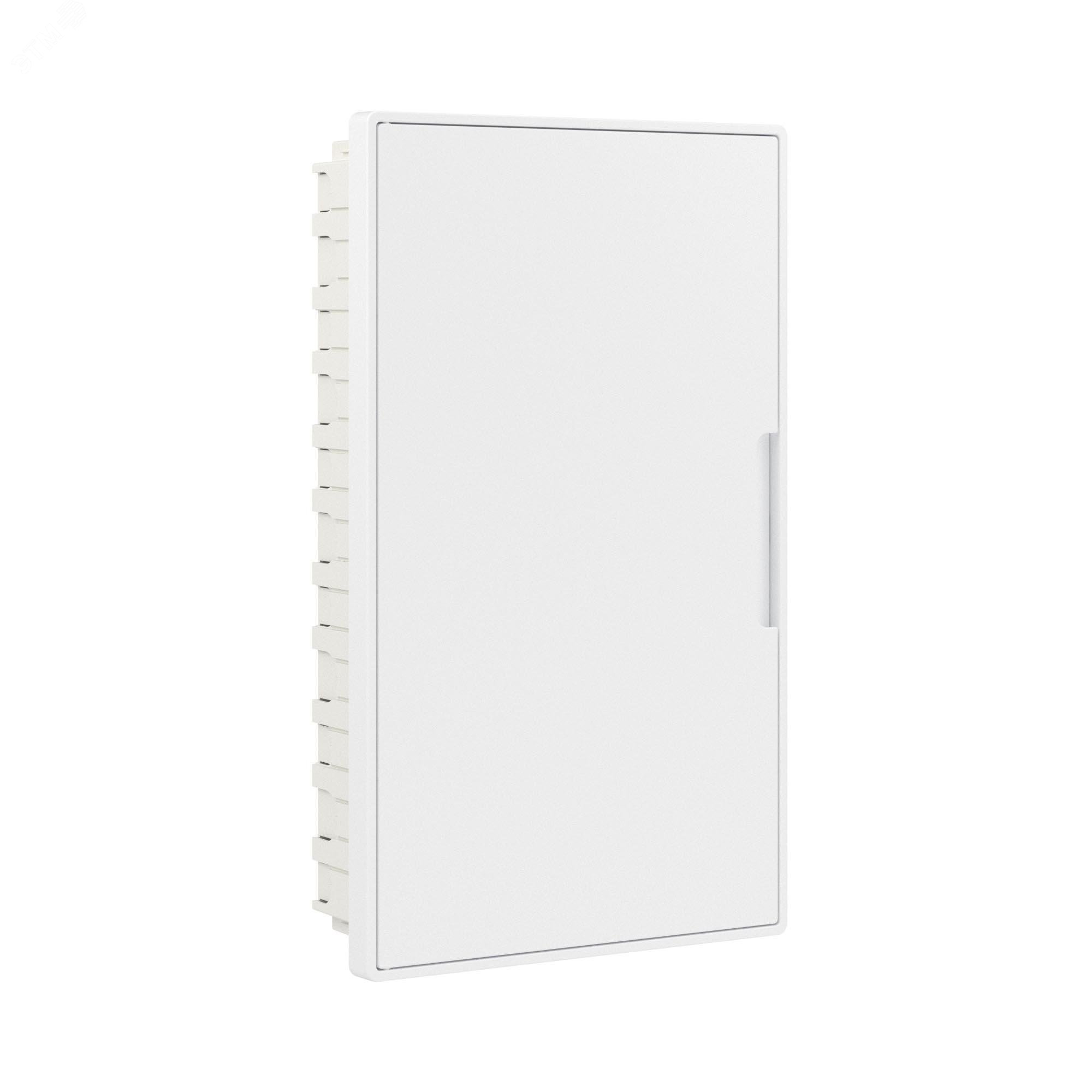 Щиток 36 мод встраиваемый FRAME ЩРв-П-36, белый, с белой дверцей, с 4  шинами PEN (2шт на 8 отв. и 2шт на 10 отв.) F36B1WW DKC F36B1WW