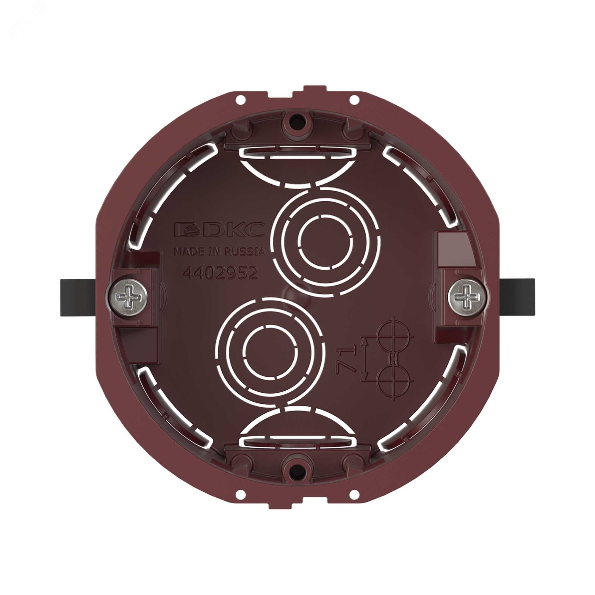 Подрозеточная коробка для полых стен, глубиной 45мм, 2 модуля 4402952