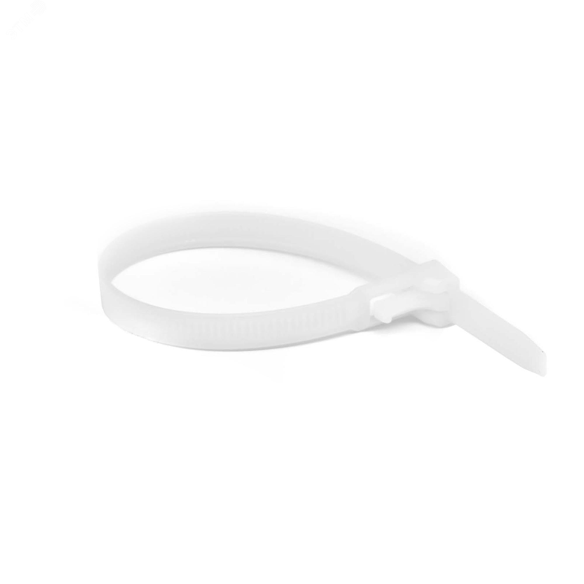 Хомут кабельный 7.6х200 полиамид многоразовый бел. (уп.100шт) 25250SR