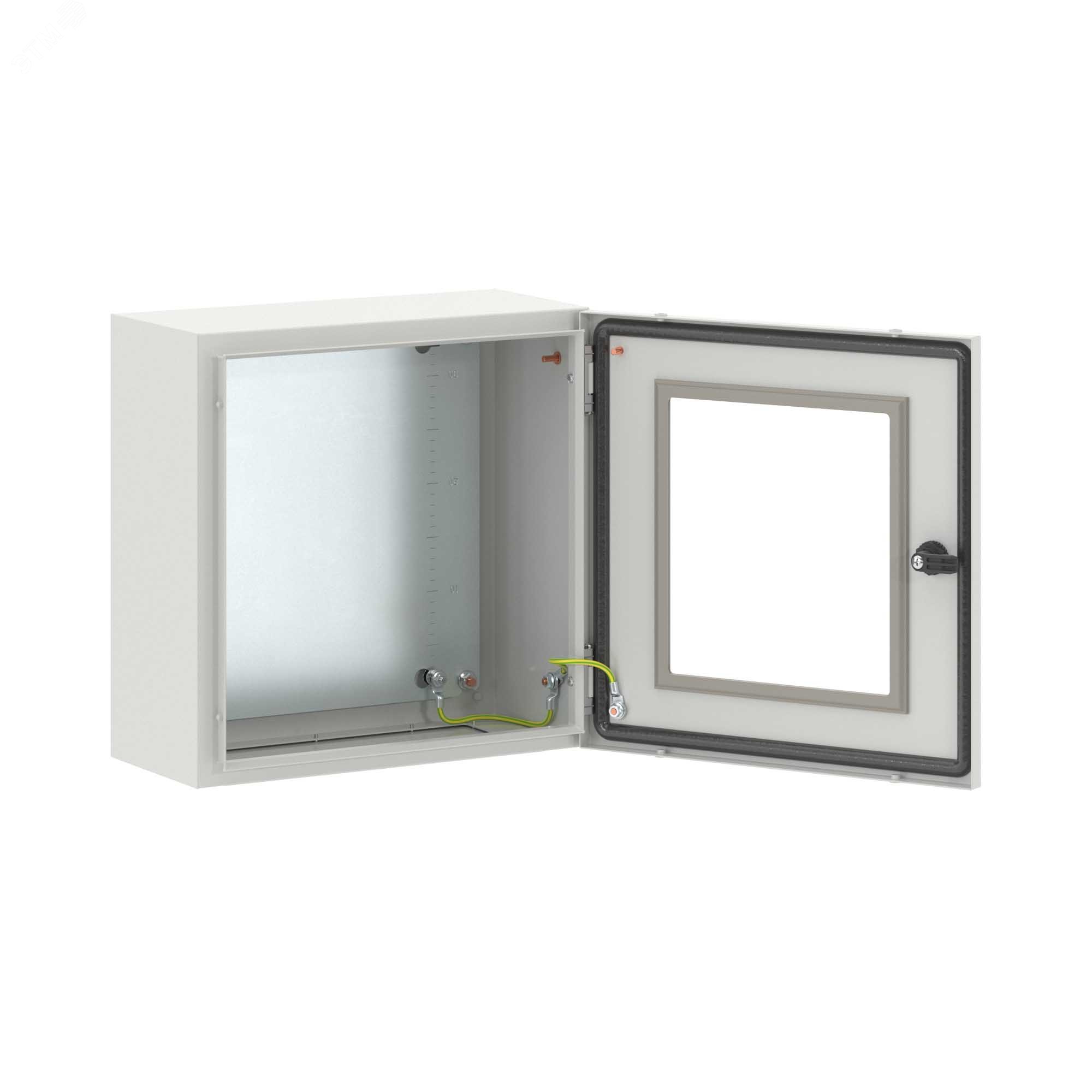 Корпус навесной STE с М/П с прозрачной дверью ВхШхГ 400x400x200 мм R5STEX0442