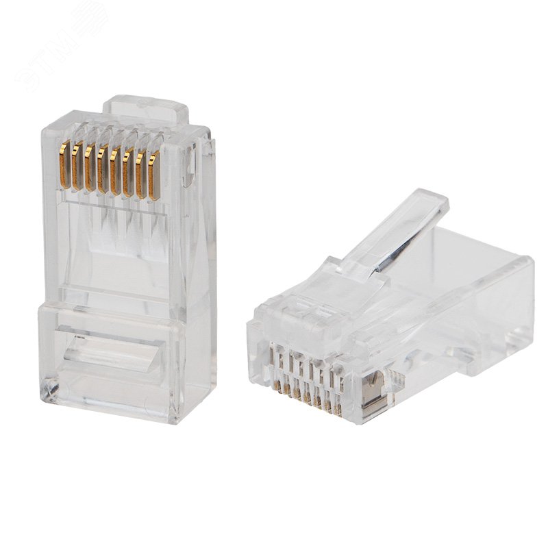 Фото товара Разъем RJ-45(8P8C) под витую пару, UTP, CAT 6 05-1031-4