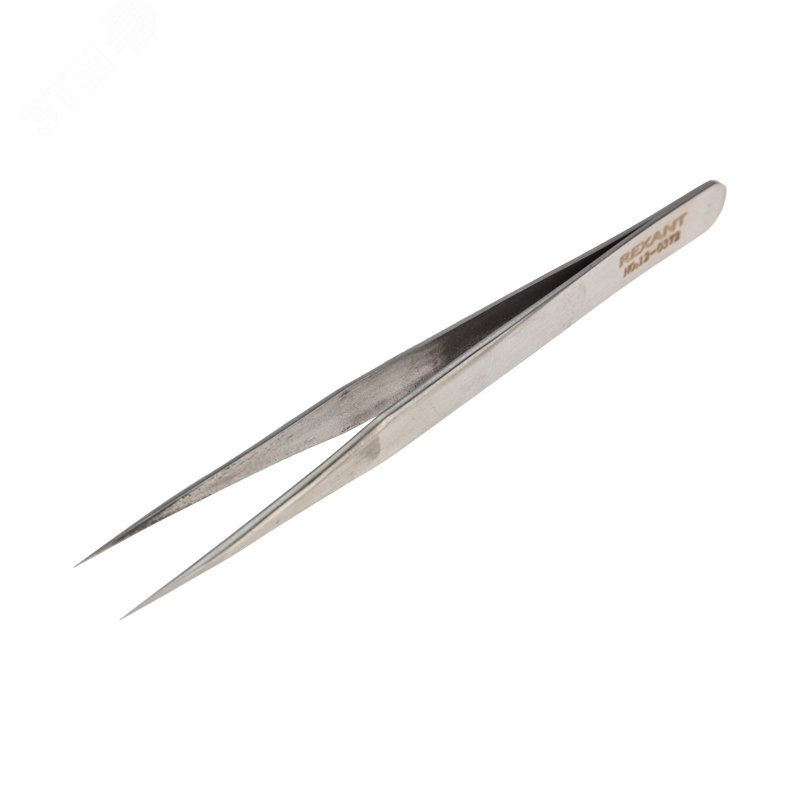 Пинцет прямой 120 мм (блистер)