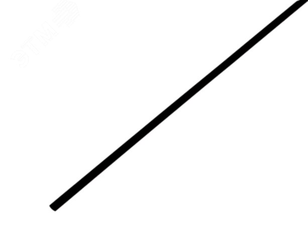 Трубка термоусадочная ТУТ нг 2,5/1,25 черная