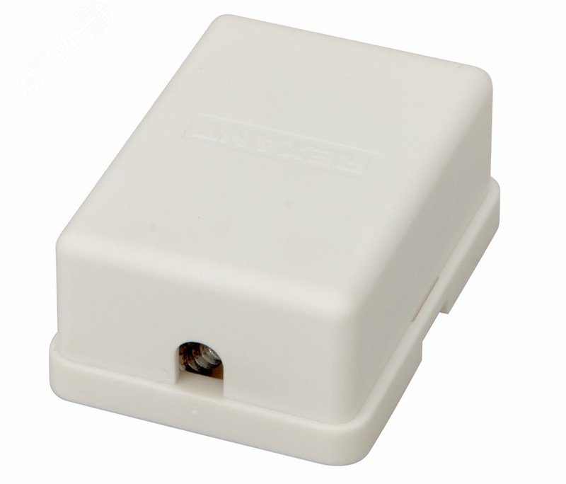 Фото товара Розетка телефонная 2-м ОП RJ14 (6P4C) кат.3 бел. 03-0002