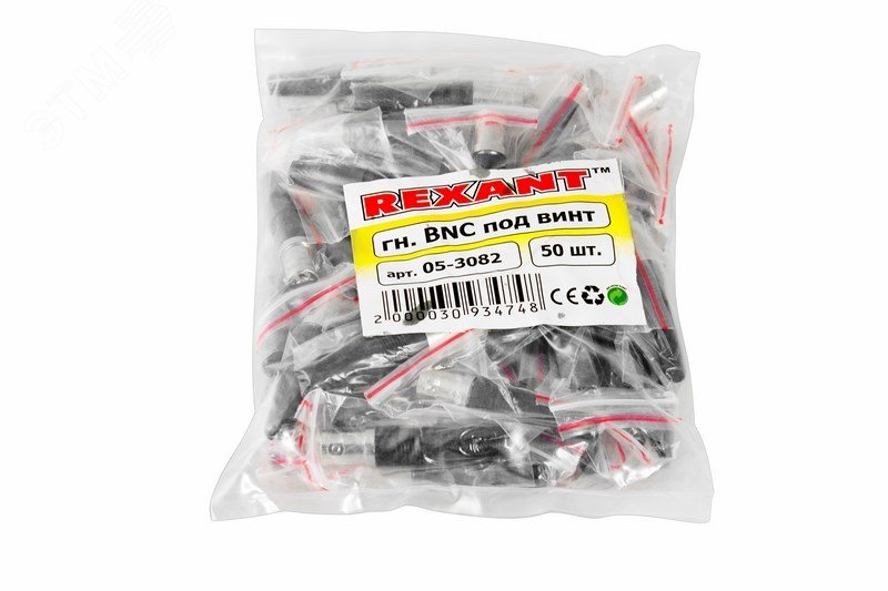 Разъем BNC гнездо под винт с колпачком 05-3082