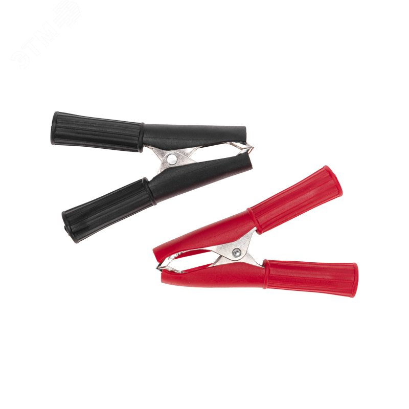 Зажим "крокодил" 30А 75мм в изоляторе (уп.2шт) 16-0016-9