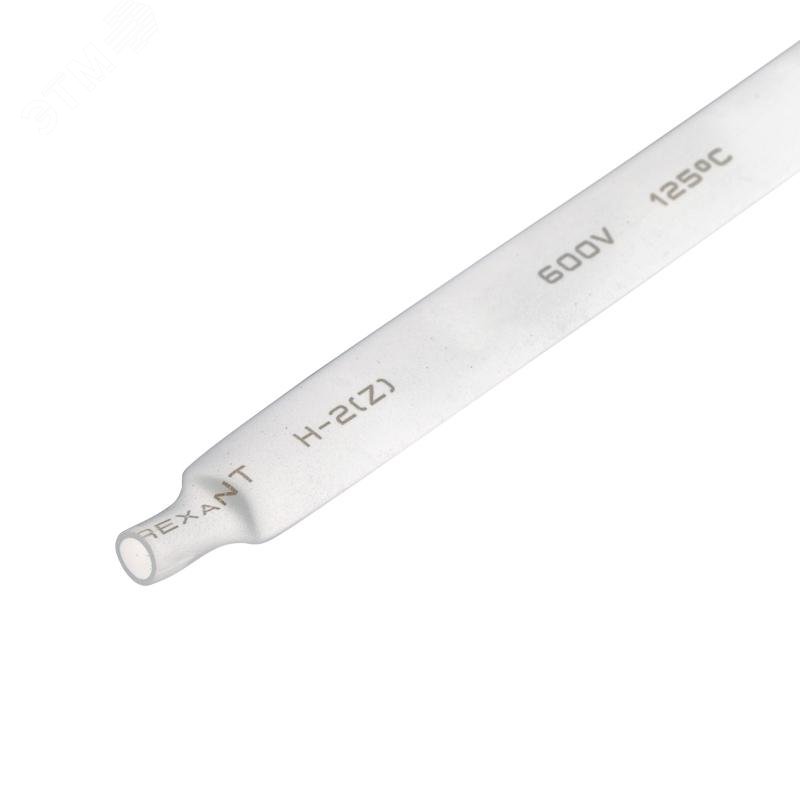 Трубка термоусадочная ТУТ нг 8,0/4,0 белая